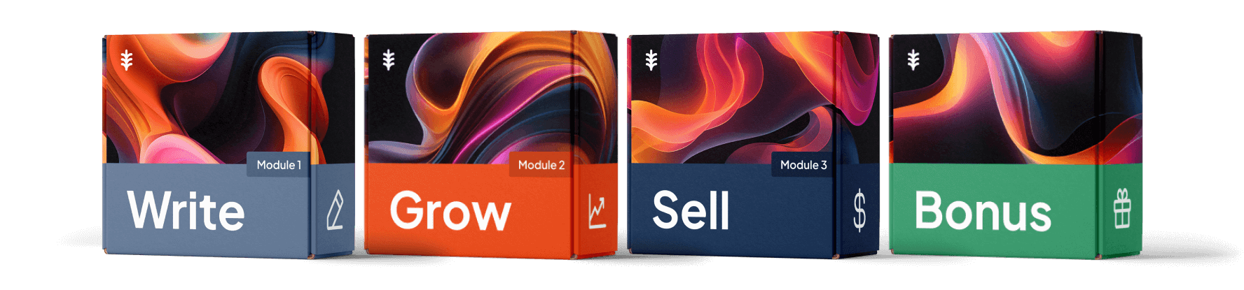 Write, Grow Sell course visual Write, Grow Sell course visual